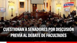 🔴🔵 Senators questioned over dispute prior to powers debate