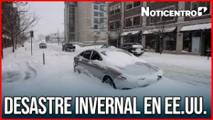 Alerta máxima en Estados Unidos: invierno pone a siete estados en crisis | Canal 1 | Noticentro