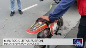 LA REGIÓN - 6 MOTOCICLETAS FUERON DECOMISADAS POR LA POLICÍA