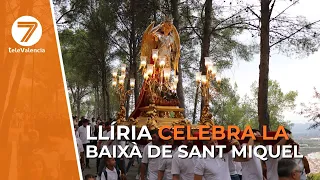 Llíria acompanya a Sant Miquel en la Baixà del 700 aniversari del Reial Monestir