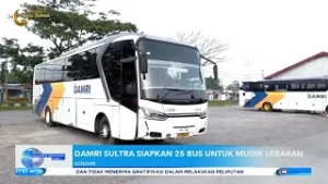 DAMRI SULTRA SIAPKAN 25 BUS UNTUK MUDIK LEBARAN
