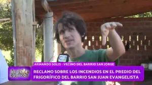 RECLAMOS SOBRE LOS INCENDIOS DEL FRIGORIFICO B SAN JUAN EVANGELISTA - LA TELE CON VOS 26-02-2026