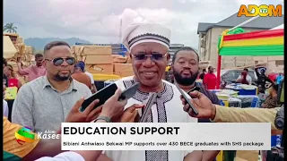 Education Support: Bibiani Anwinsiaso Bekwai MP support over 430 BECE graduates with SHS package