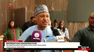 Idris Inspects Ongoing Press Centre Renovation in Abuja