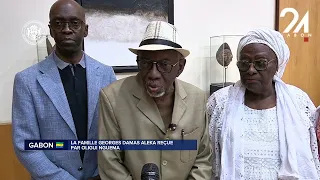 GABON SOCIETY: GEORGES DAMAS ALEKA FAMILY RECEIVED BY OLIGUI NGUEMA.