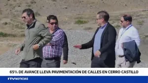 Proyecto del Minvu alcanza más de 65% de avance en mejoramiento de calles en Cerro Castillo
