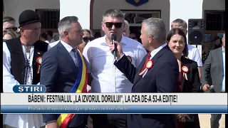 BĂBENI: "LA IZVORUL DORULUI" FESTIVAL, AT ITS 53RD EDITION!
