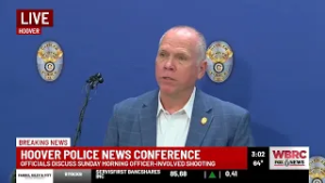 Hoover Police news conference on officer-involved shooting