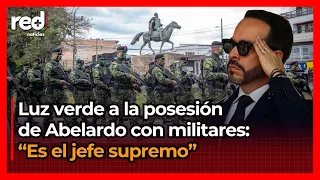 Details of Abelardo De La Espriella’s inauguration at a military garrison on August 7th