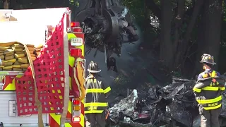 Scrap metal fire in Hartford produces heavy smoke in area