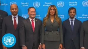 US First Lady - photo-op with members of the Security Council | United Nations