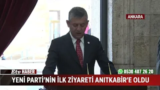 The New Party's first visit was to Anıtkabir