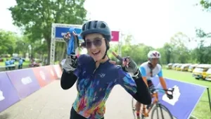 นักปั่นพร้อมใจ ร่วมกิจกรรมปั่นจักรยานส่งเสริมการท่องเที่ยว ถิ่นทวารวดี สนามที่ 2 จังหวัดกาญจนบุรี