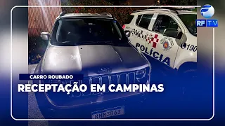 ON AIR - Stolen car located and suspect arrested for receiving stolen goods in Campinas