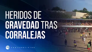 12 people injured at bullfighting festival in Sabanalarga, Atlántico
