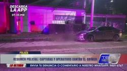 Police Report: Arrests and anti-crime operations in La Ceiba