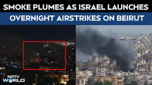 Israel Strikes Lebanon | Israel Launches Overnight Airstrikes On Beirut Suburbs Amid Conflict
