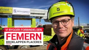 Vi bygger forbindelsen - Femern - Broklappen placeres