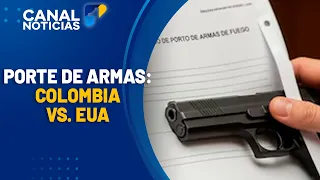Gun Control in Colombia Compared to the U.S. | Noticias Canal 1
