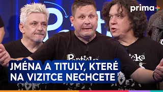 Partička: Věty z klobouku: Jména a tituly, které na vizitce nechcete