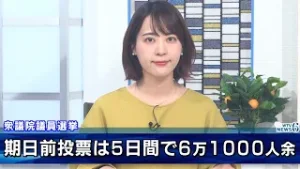 衆院選 期日前投票 前回の1.01倍 和歌山県
