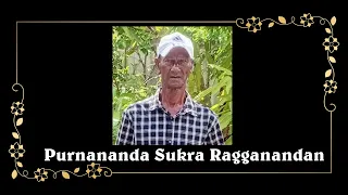 Death Announcement - Purnananda Sukra Ragganandan