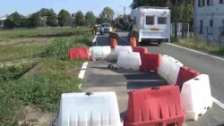 Candia, preoccupa per l'inverno il doppio restringimento di carreggiata sulla strada per Cozzo