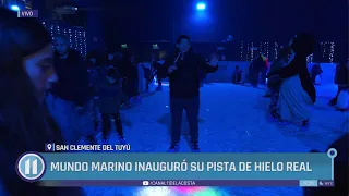 ❄️ Nico Bron enjoys winter break at Mundo Marino 🐬⛸️