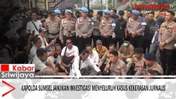 South Sumatra Police Chief Promises Thorough Investigation into Journalist Violence Case