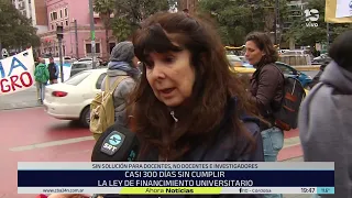 CONICET researchers marched in Córdoba in defense of science