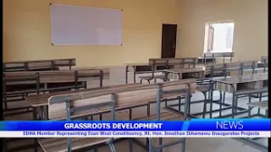 EDHA Member Representing Esan West Constituency, Rt. Hon. Jonathan Ibhamawu Inaugurates Projects