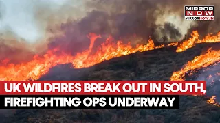 England Coast Wildfire: Helicopters Use Seawater to Fight Fast-Spreading Suffolk Blaze | WATCH