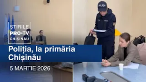 Știrile PRO TV (ORA 13:00) | POLIȚIA, LA PRIMĂRIA CHIȘINĂU | Moldova