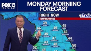 Tampa weather | Monday morning forecast