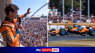 Lando Norris drives McLaren MCL60 at Goodwood! 🟠