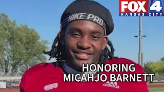 William Jewell honors MicahJo Barnett for homecoming game