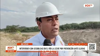 Lambayeque: Íllimo reinforces Culpón Alto sector with sandbags against El Niño phenomenon risk