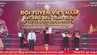 Vietnam ranked first overall at the Asian Kun Khmer Championship | CT-TDT