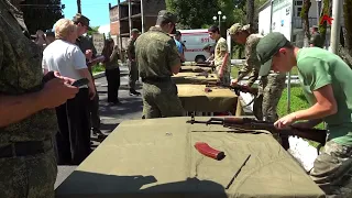 The first military games involving youth have taken place