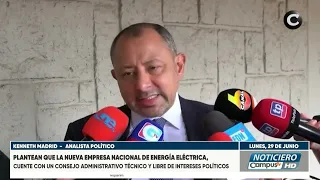 Kenneth Madrid proposes depoliticizing ENEE by creating a technical administrative board