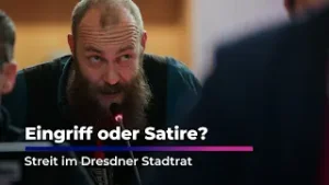 Eingriff oder Satire?Streit um Präsentation im Stadtrat I Sachsen Fernsehen