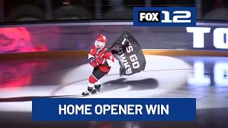 Winterhawks win home opener, unveil arena upgrades