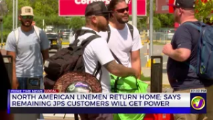 American Linemen Return Home: Says Remaining JPS Customers Will Get Power  | TVJ News