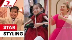 Little Telethon Stars picking out fabulous fits for a big weekend ahead | 7NEWS