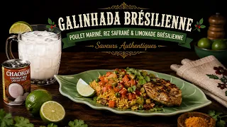 La Table de Maria: Galinhada Brésilienne | Poulet Mariné, Riz Safrané & Limonade Brésilienne