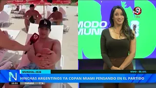 2026 World Cup: Argentine fans take over Miami ahead of the match against Cape Verde
