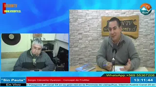 La Entrevista en VisionTv con el Concejal de Frutillar Sergio Cárcamo