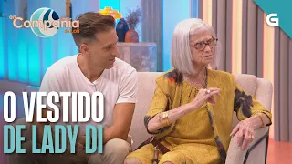 JUANIÑA, de 101 anos, replicou o VESTIDO de noiva de LADY DI