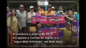 Irreverência e prêmio de R$ 10 agitam a Corrida de Jegues e o "Jegue Mais Enfeitado" em Bom Jesus