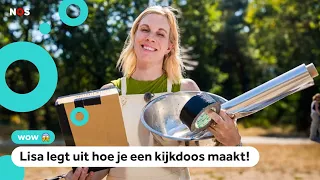 Hoe kun je de zonsverduistering zien zonder eclipsbril?